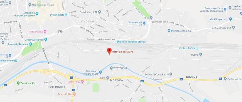 Poloha firmy JJmoto, pracovné štvorkolky poloha